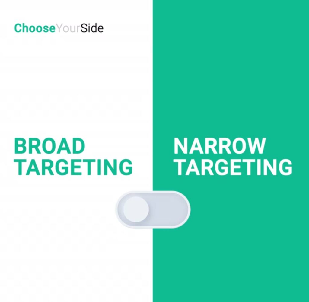 Broad Targeting vs. Narrow Targeting