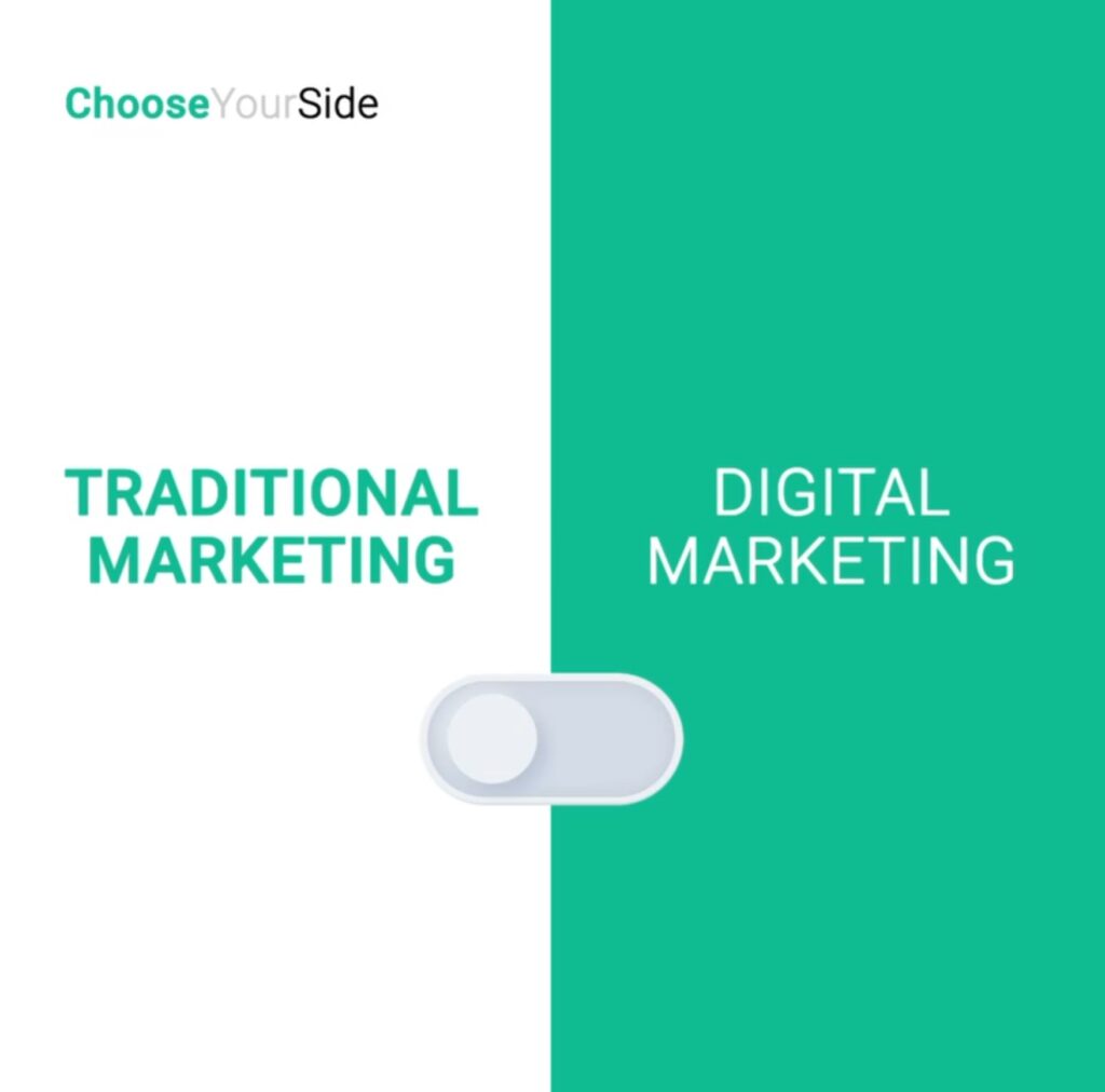 Traditional Marketing vs. Digital Marketing