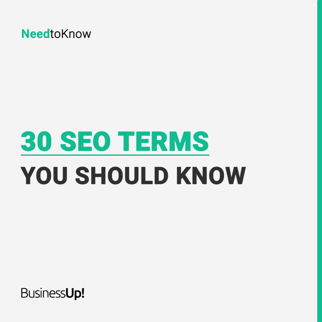 30 seo terms you should know